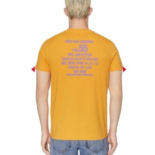 ディーゼル(DIESEL)の新品未使用！　ディーゼル　DIESEL Tシャツ　オレンジS(Tシャツ/カットソー(半袖/袖なし))