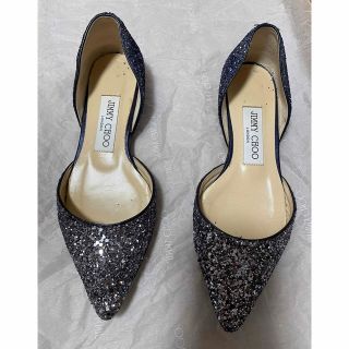 ジミーチュウ(JIMMY CHOO)のJIMMY CHOO ESTHER FLAT  グリッター(ハイヒール/パンプス)