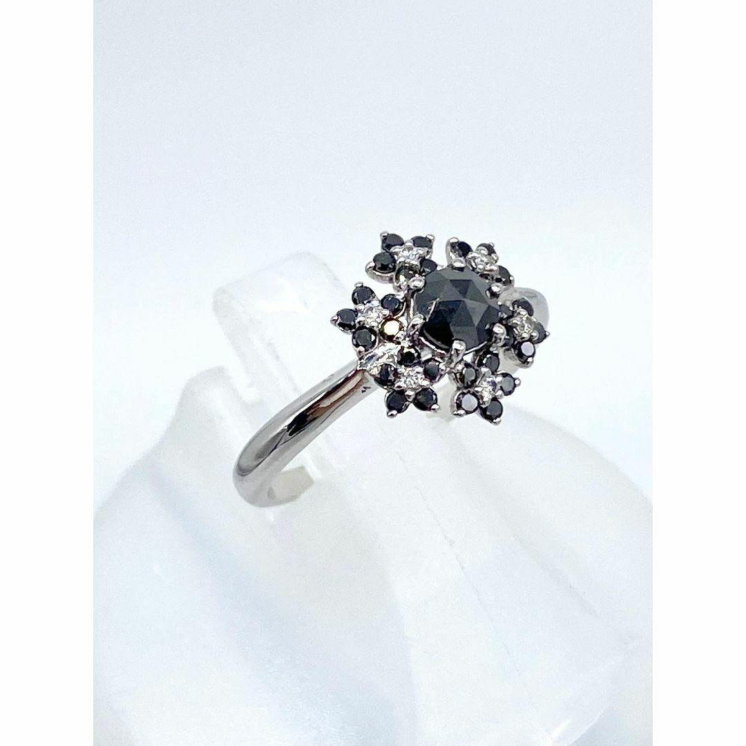 ブラックダイヤ 0.41ct / ダイヤ0.19ct リング レディースのアクセサリー(リング(指輪))の商品写真