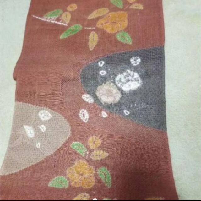 新品 未仕立て1点もの 京都迎賓館通りに存在した染元「玉椿堀江」美しい刺繍