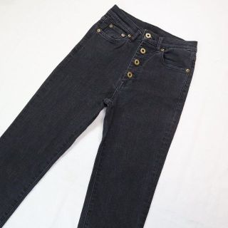 スピックアンドスパン(Spick & Span)のスピックアンドスパン ストレートストレッチジーンズ カットオフデニム サイズ34(デニム/ジーンズ)