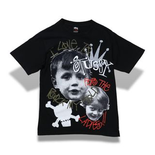 90s 復刻　OLD STUSSY  BIG BOYS 　半袖　Tシャツ