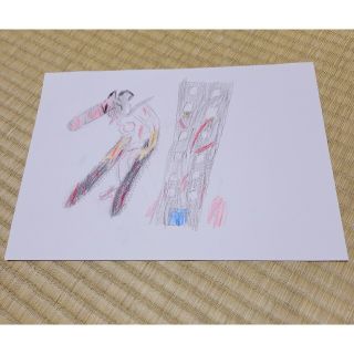 小学生男の子の絵(絵画/タペストリー)