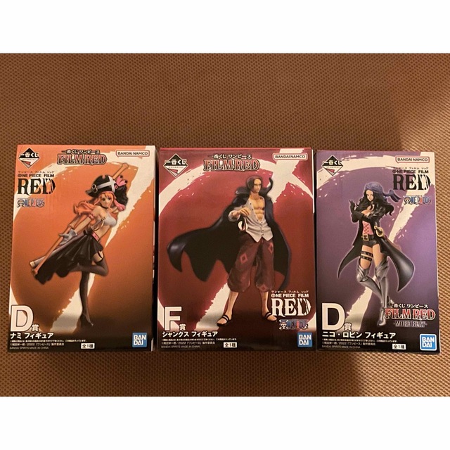 ONE PIECE(ワンピース)の[未開封]一番くじ ワンピース FILM REDフィギュア エンタメ/ホビーのおもちゃ/ぬいぐるみ(キャラクターグッズ)の商品写真