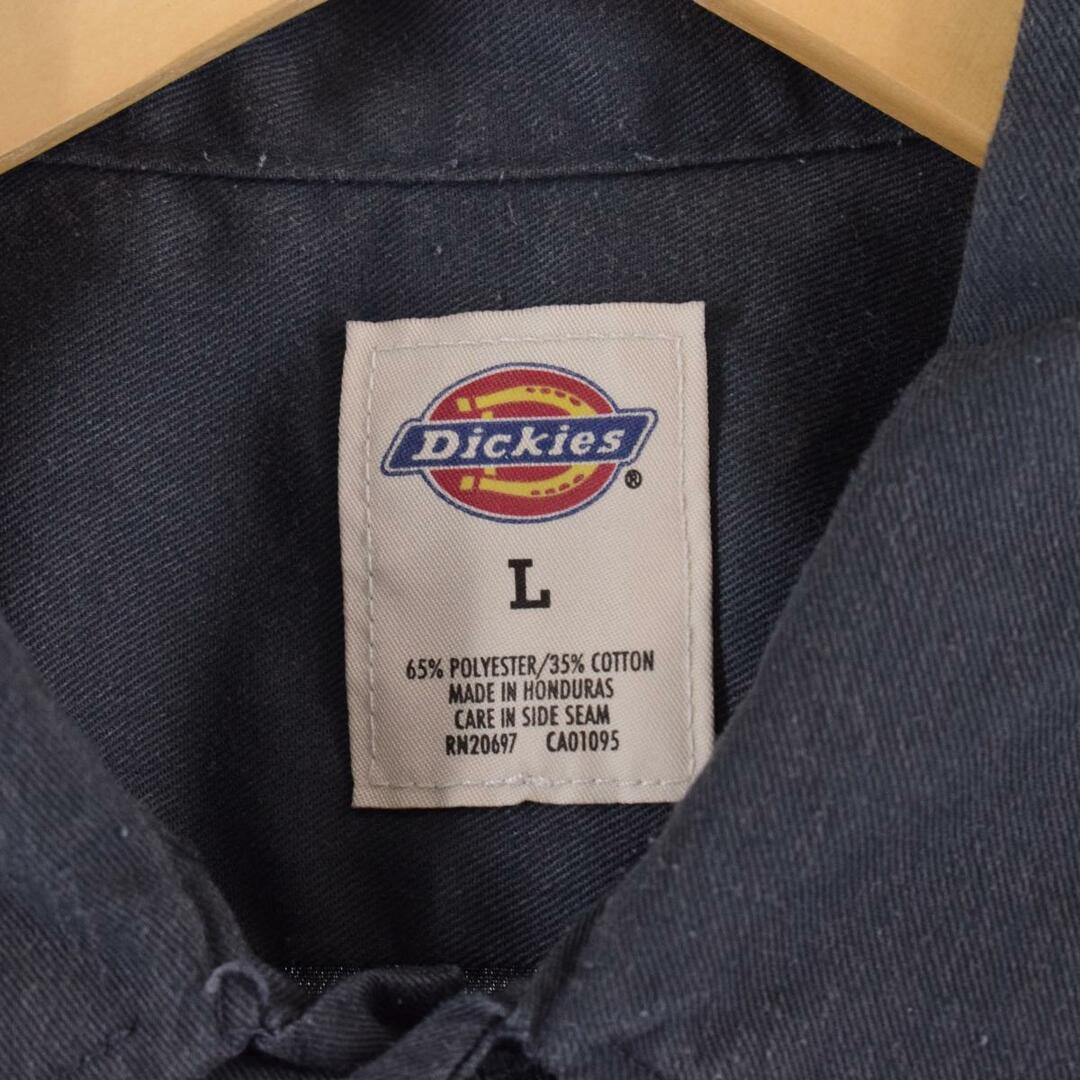 Dickies(ディッキーズ)の古着 ディッキーズ Dickies 半袖 ワークシャツ メンズL /eaa325775 メンズのトップス(シャツ)の商品写真