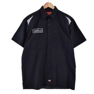 ディッキーズ(Dickies)の古着 ディッキーズ Dickies 半袖 ワークシャツ メンズM /eaa325791(シャツ)