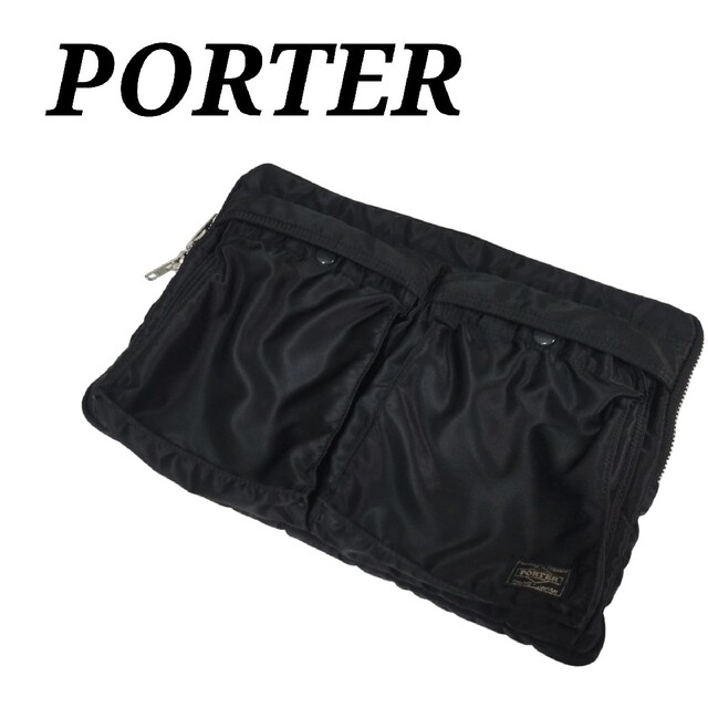 PORTER TANKER DOCUMENT CASE Black 吉田カバン 独創的 niang.tw