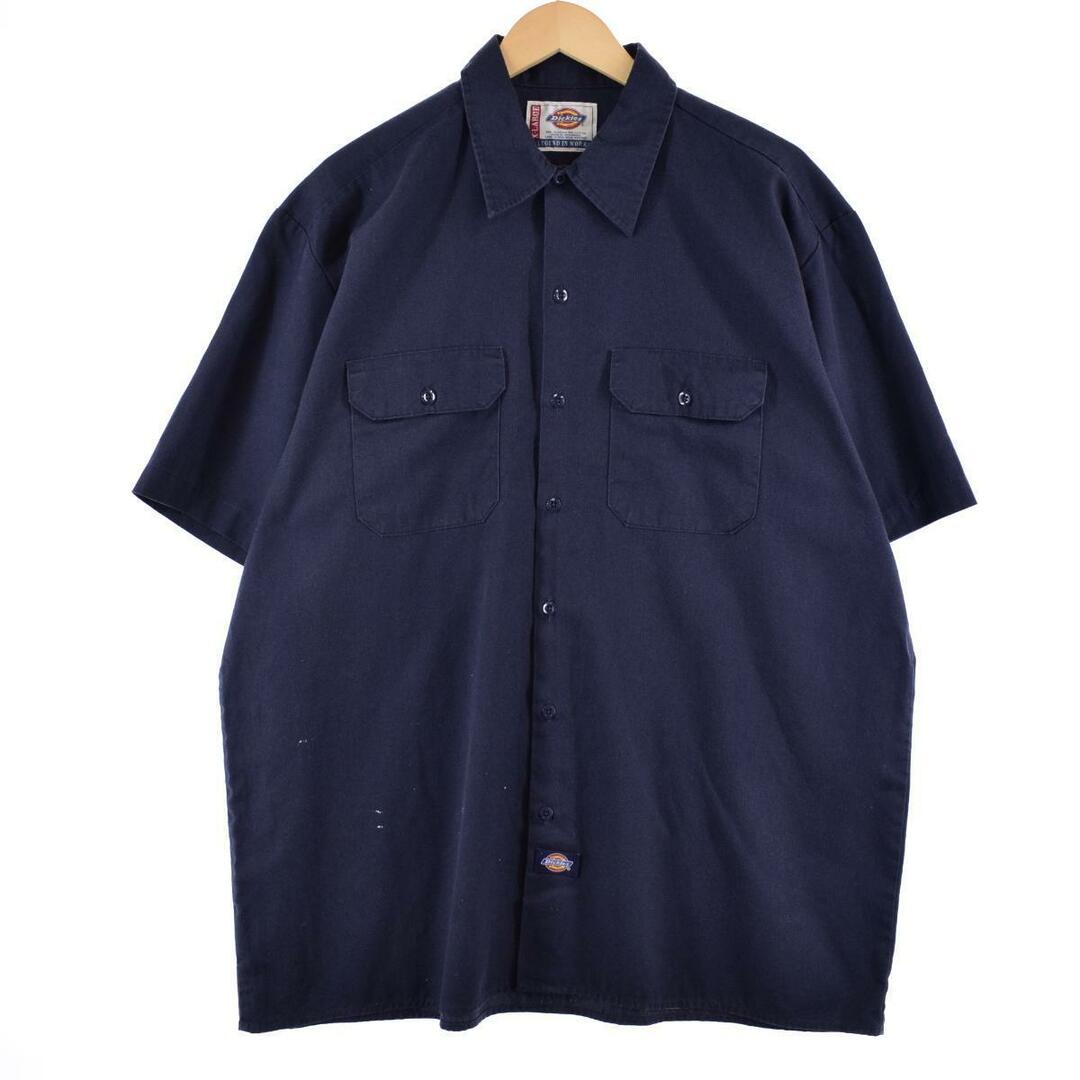 ディッキーズ Dickies 半袖 ワークシャツ メンズXL /eaa325799