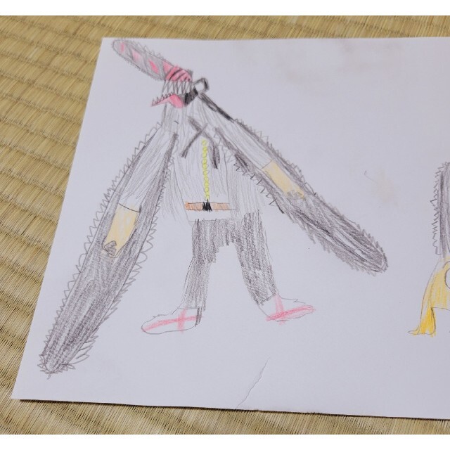 小学生男の子の絵 エンタメ/ホビーの美術品/アンティーク(絵画/タペストリー)の商品写真