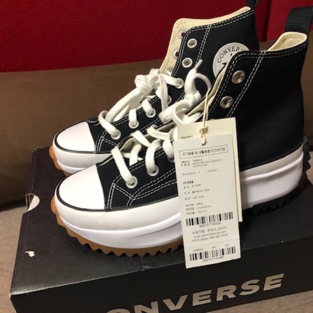 コンバース ランスターハイク ハイ ブラック CONVERSE 23cm 新品 史上一番安い