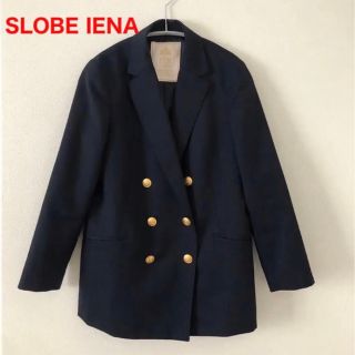 スローブイエナ(SLOBE IENA)のSLOBE IENA イエナ　ダブルジャケット　紺ブレ(テーラードジャケット)