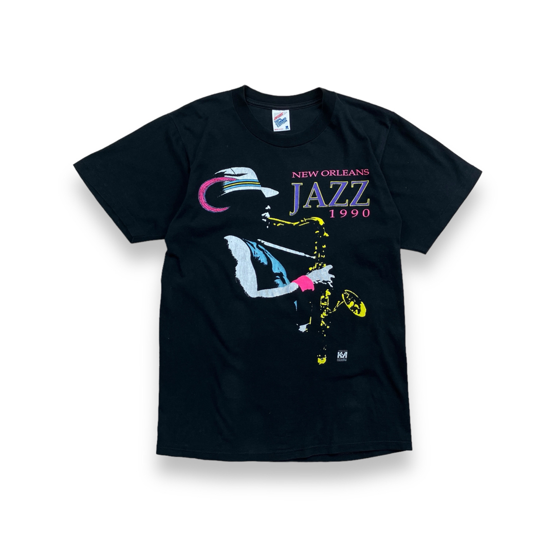 JERZEES - 90s USA製JAZZ ヴィンテージジャズTシャツ シングルステッチ