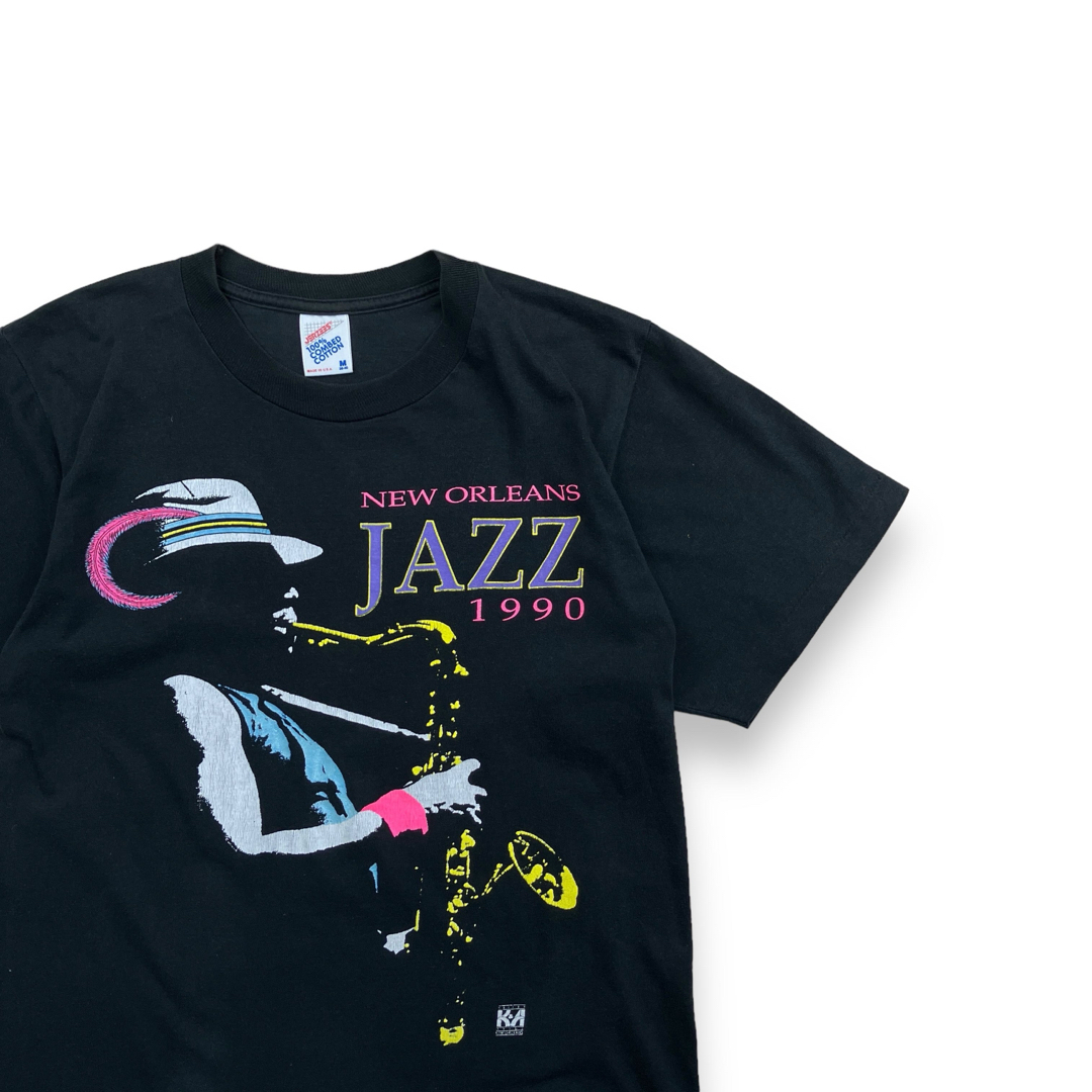 JERZEES - 90s USA製JAZZ ヴィンテージジャズTシャツ シングルステッチ