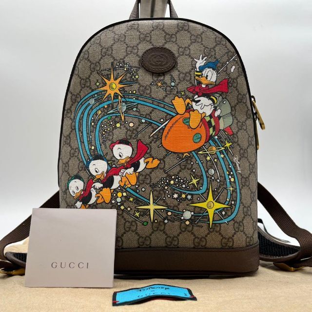 【極美品】GUCCI グッチ×ディズニー ドナルド リュック バッグパック