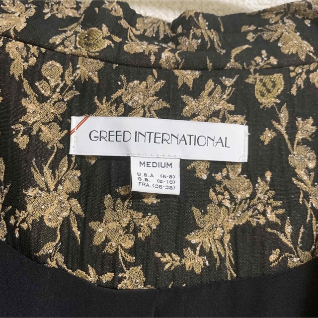 ジャガードテーラードジャケット greed internationalグリード
