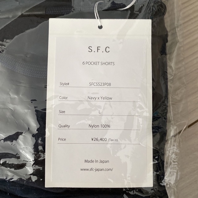 S.F.C 23SS ６POCKET SHORTS NAVY L sfc 卸し売り購入 49.0%割引