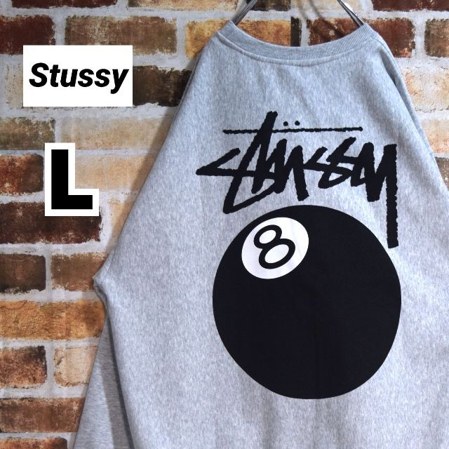 ステューシー STUSSY スウェット グレー L www.krzysztofbialy.com