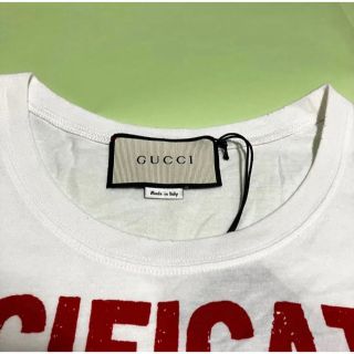 Gucci - 【新品】GUCCI グッチ プリントTシャツ ウルフ 狼 ダメージ