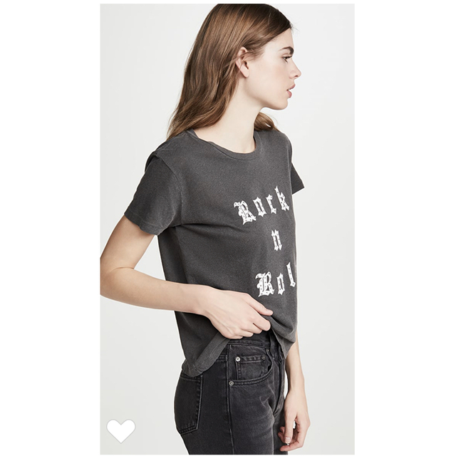Zadig&Voltaire(ザディグエヴォルテール)のZADIG&VOLTAIRE 完売！RockTシャツ　モデル着用半袖カットソー　 レディースのトップス(Tシャツ(半袖/袖なし))の商品写真