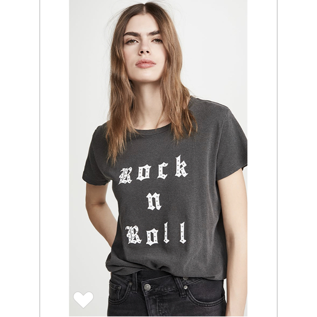 Zadig&Voltaire(ザディグエヴォルテール)のZADIG&VOLTAIRE 完売！RockTシャツ　モデル着用半袖カットソー　 レディースのトップス(Tシャツ(半袖/袖なし))の商品写真