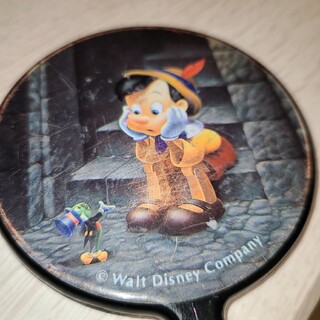 ディズニー(Disney)のぴぴぴ、ピノキオがアンティークでカワちぃ！ハンドミラーWalt Disne(ミラー)