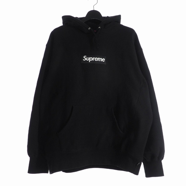 シュプリーム SUPREME 21AW ボックスロゴ パーカー L 黒