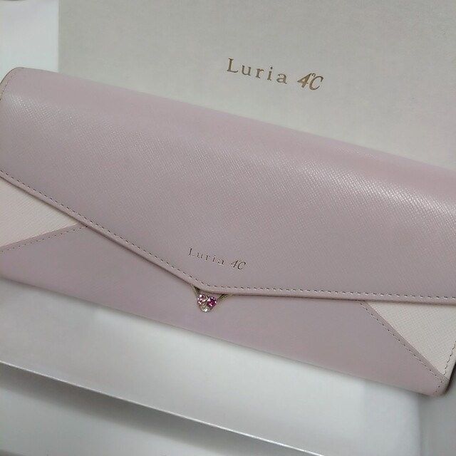 Luria4℃ 長財布 ピンクベージュ