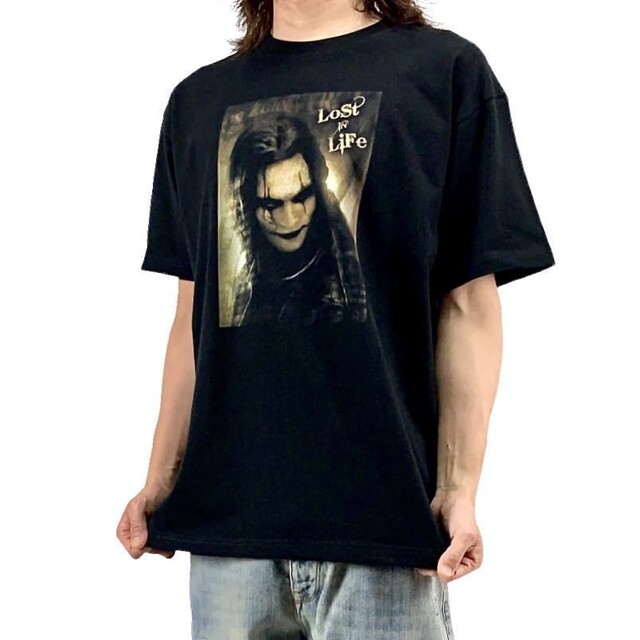 新品 クロウ 飛翔伝説 THE CROW エリック ブランドン リー Tシャツ メンズのトップス(Tシャツ/カットソー(半袖/袖なし))の商品写真