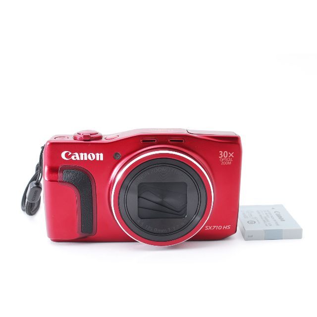 【極美品】Canon Powershot SX710HS レッド　デジカメ