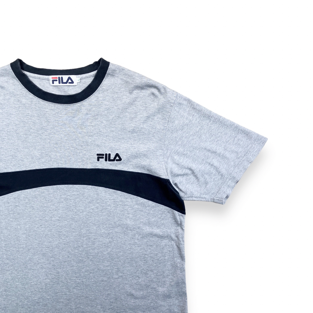 【ヴィンテージ‼︎】FILA フィラ 90sリンガー Tシャツ センターライン