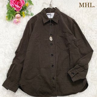 エムエイチエル(MHL.)のMHL. エムエイチエル シャツ チェック コットン マーガレットハウエル(シャツ/ブラウス(長袖/七分))