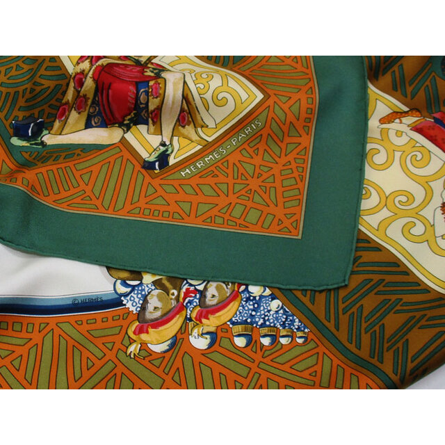 HERMES - HERMES カレ 90 大判スカーフ LES BALLETS RUSSESの HERMES - HERMES カレ 90 大判スカーフ LES BALLETS RUSSESの