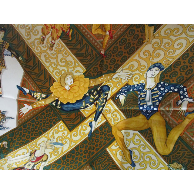 HERMES - HERMES カレ 90 大判スカーフ LES BALLETS RUSSESの HERMES - HERMES カレ 90 大判スカーフ LES BALLETS RUSSESの