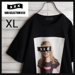 ゴッドセレクショントリプルエックス(GOD SELECTION XXX)の【極美品】ゴッドセレクション ケイトモス 人気 ウーマンプリント XL ゆるだぼ(Tシャツ/カットソー(半袖/袖なし))