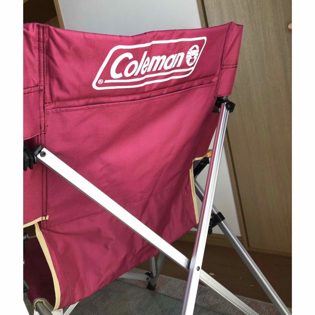 Coleman(コールマン)のコールマン　チェア　レッド　アウトドア　入手困難　キャンプ　大人気のアイテム エンタメ/ホビーのタレントグッズ(お笑い芸人)の商品写真