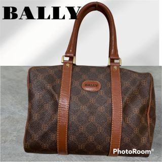 バリー(Bally)の☆美品☆BALLY  バリー　ハンド　ミニボストン　バック　総柄(ハンドバッグ)