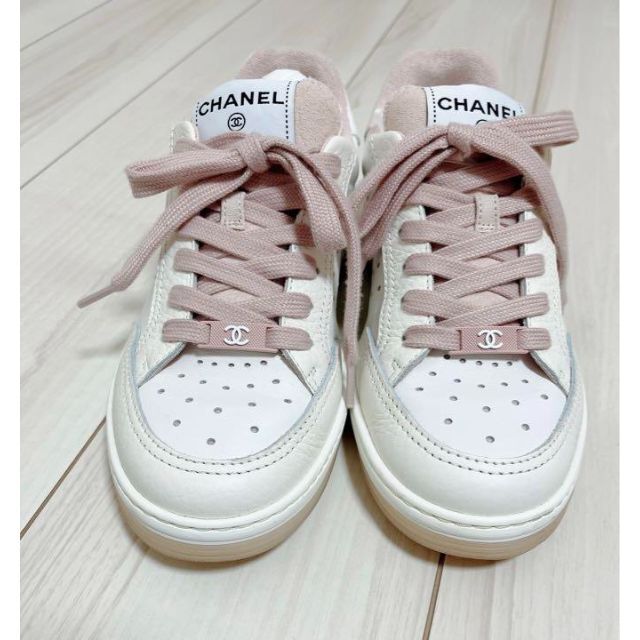 CHANEL スニーカーライトピンク 37 | comonuevo.com.co