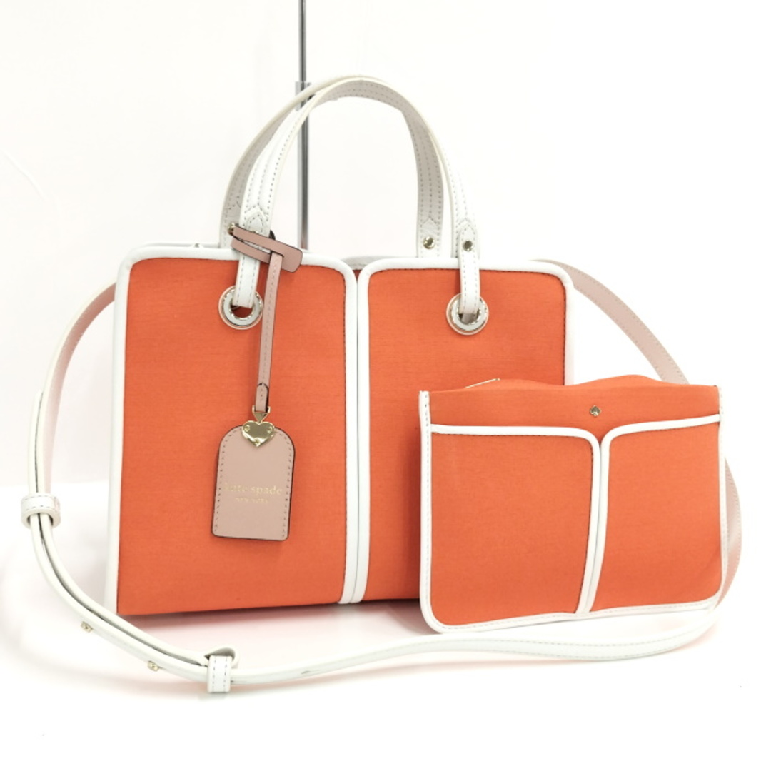 kate spade NEW YORK - KATE SPADE 2WAYトートバッグ キャンバス kate spade NEW YORK - KATE SPADE 2WAYトートバッグ キャンバス