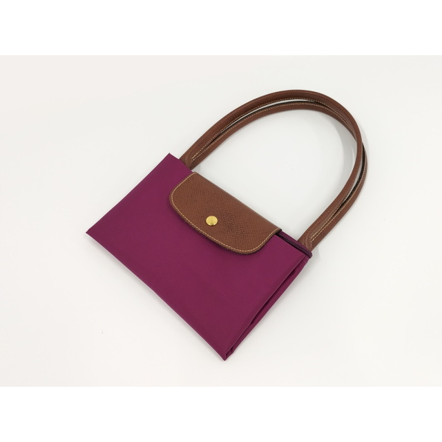 LONGCHAMP ル プリアージュ トートバッグ サイズM ナイロン パープル