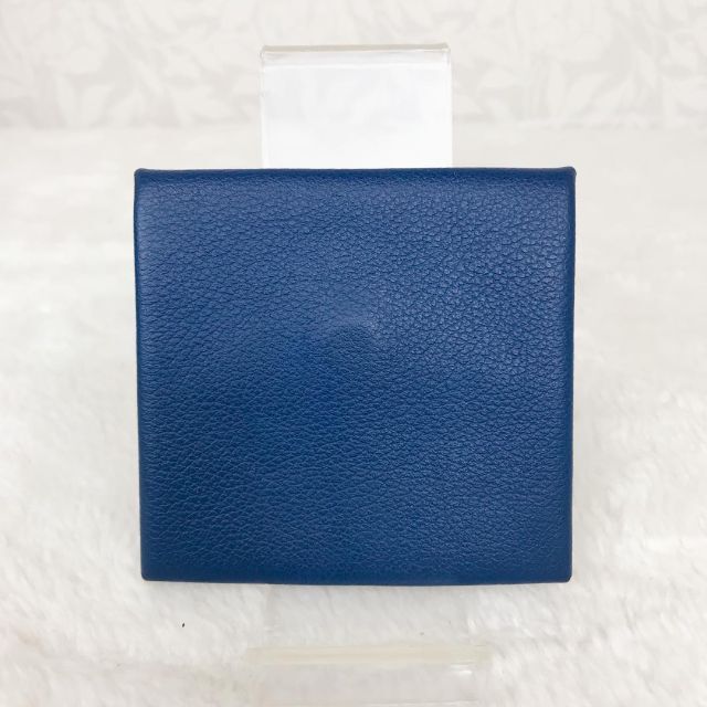 ☆美品☆エルメス コインケース ブルー系 HERMES 小銭入れ コンパクト-