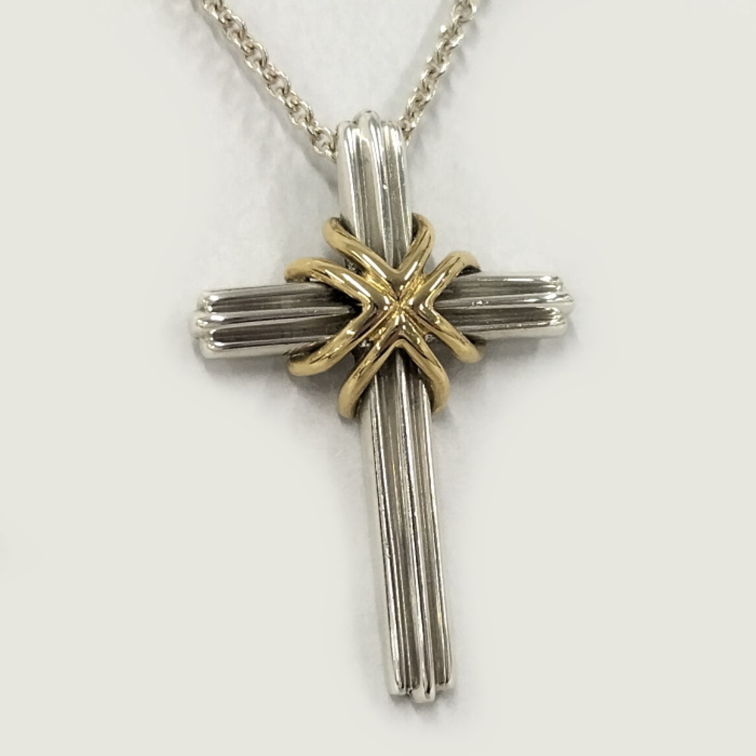 TIFFANY&Co. ネックレス シグネチャー K18 SV925 シルバー ネックレス