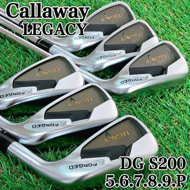 名器】callaway LEGACY 2008 アイアン 6本セット S200