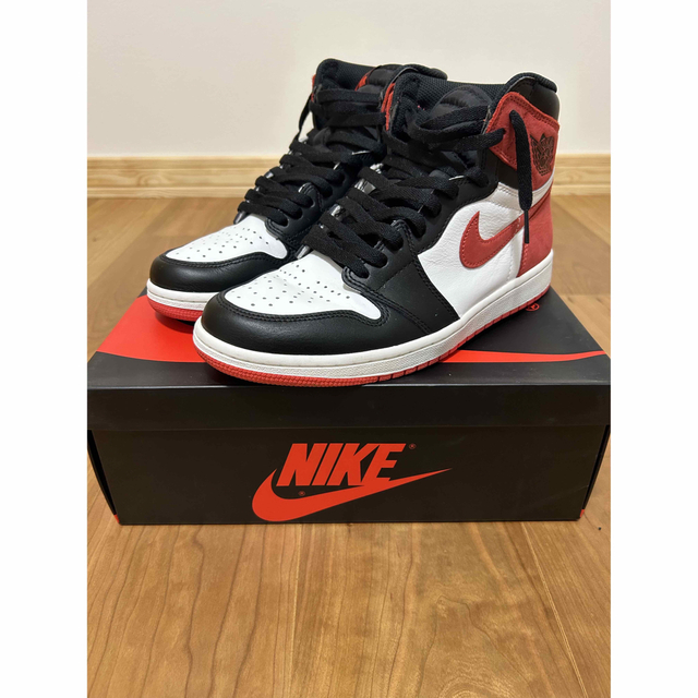 NIKE AIR JORADN 1 TRACK RED-BLACK