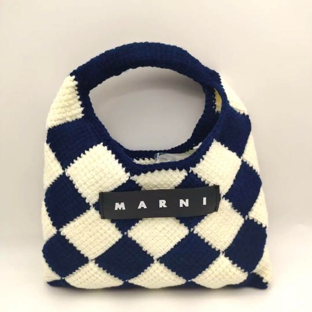 マルニ MARNI マルニマーケット クロシェウール フレームバッグ ダイヤモン