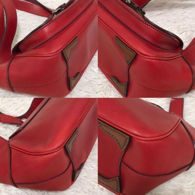 ✨極美品✨プラダ ショルダーバッグ オールレザー 限定色 バイカラー