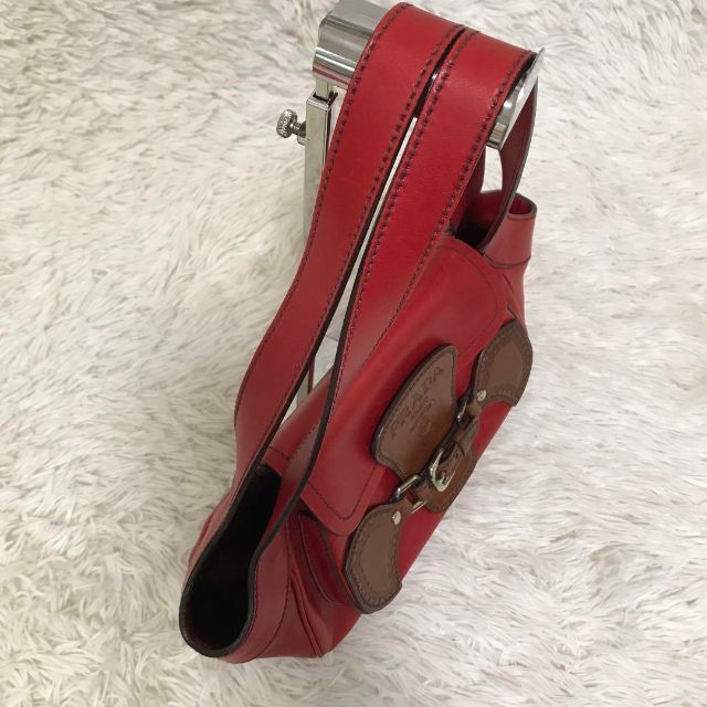 ✨極美品✨プラダ ショルダーバッグ オールレザー 限定色 バイカラー