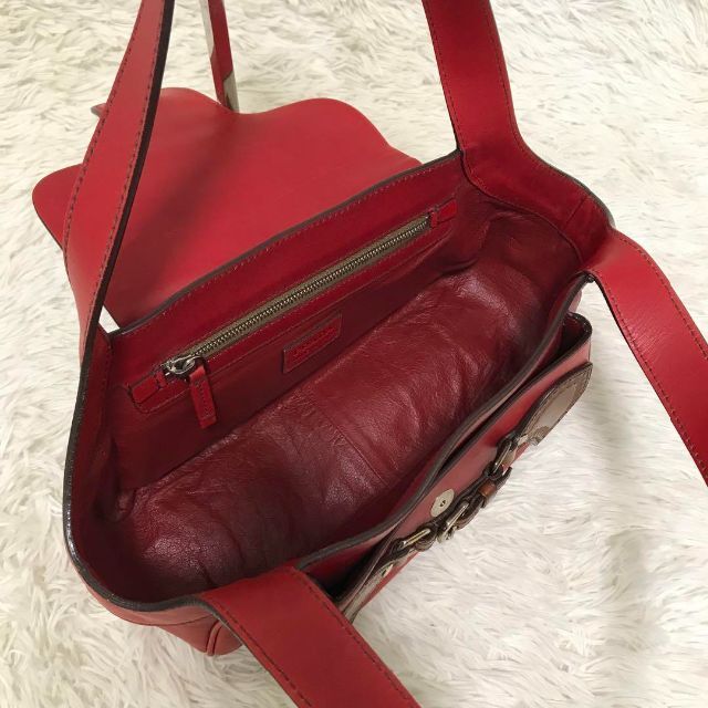 ✨極美品✨プラダ ショルダーバッグ オールレザー 限定色 バイカラー