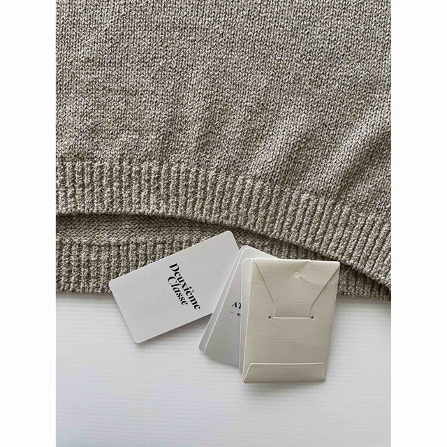 プライスダウン Lily Linen Vネック ベスト Deuxieme Classe www