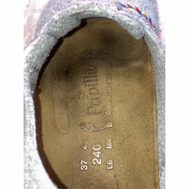 BIRKENSTOCK(ビルケンシュトック)の【激レア】ビルケンシュトック サンダル 24cm フェルト 柄 グレー レディースの靴/シューズ(サンダル)の商品写真