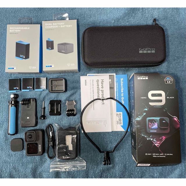 GoPro HERO9 デュアルバッテリーチャージャー おまけ セット [宅送